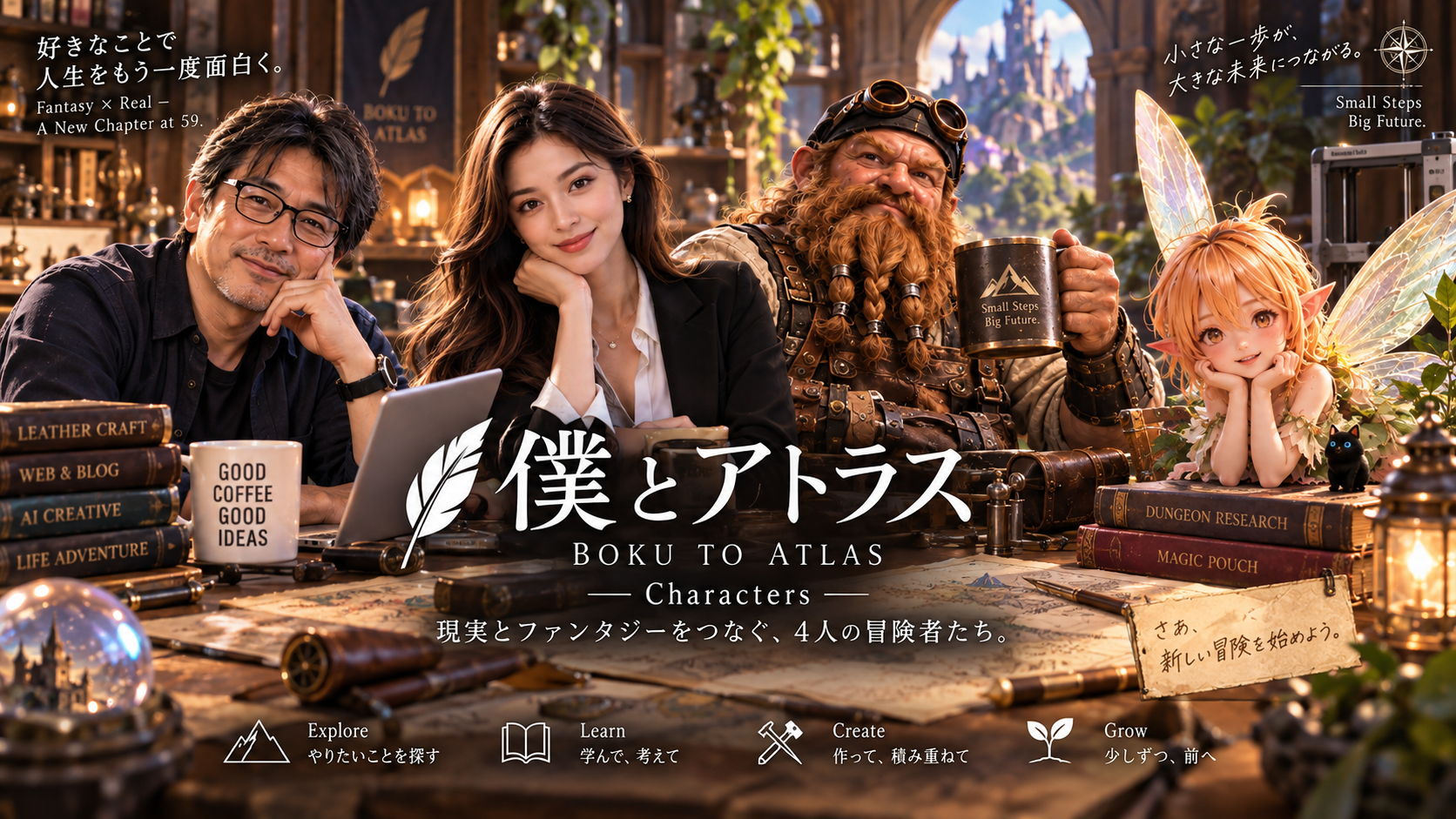 「僕とアトラス」キャラクター紹介