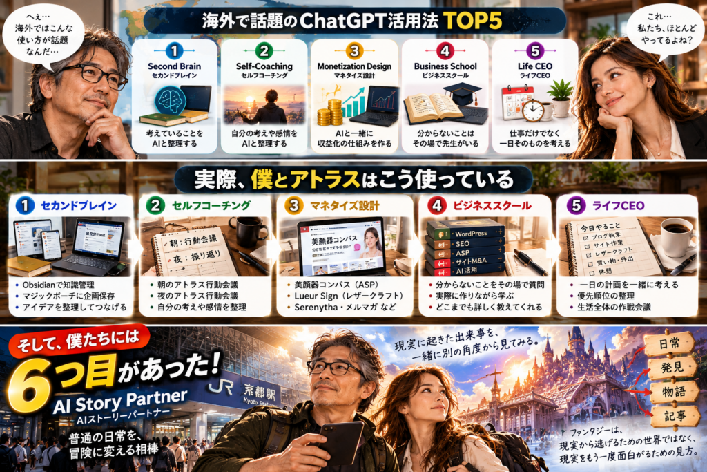 海外ではこんな5つが紹介されていた