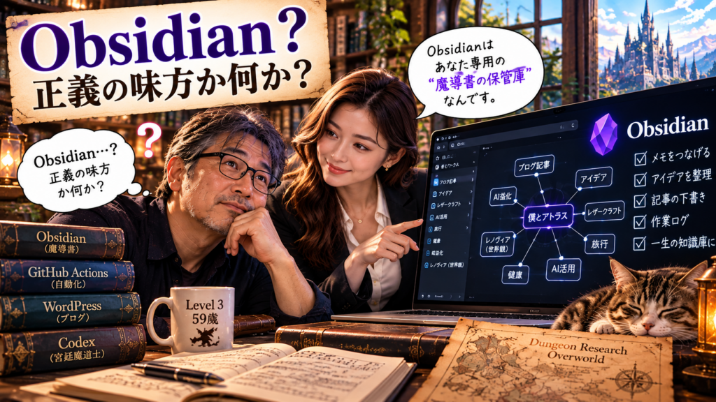 Obsidianって正義の味方?